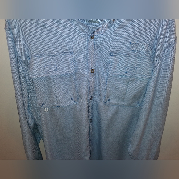 Men's Cabela's size large lightweight vented fishing shirt EUC - Picture 3 of 9